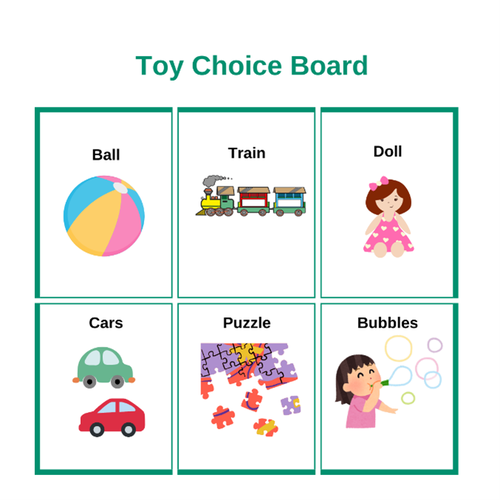 Toy Choice Board