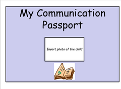 NCSE Communication passport cover sheet